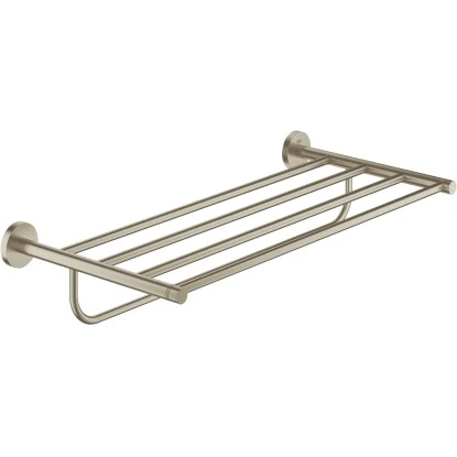 Grohe Multi-Badetuchhalter Essentials Nickel Gebürstet 3 Grohe Multi-Badetuchhalter Essentials Nickel Gebürstet