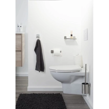 Tiger Toilettenpapierhalter L-Form Colar Edelstahl Gebürstet 8 Tiger Toilettenpapierhalter L-Form Colar Edelstahl Gebürstet – Bild 6