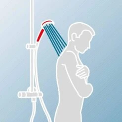 Schulte Duschsystem DuschMaster Rain Classic Eckig Edelstahloptik -Wenko Verkaufs-Shop 577630 2053 3