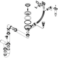 Miló Röhrensiphon-Set Mit Exzenter Mattschwarz Ø 114 Mm -Wenko Verkaufs-Shop 5903140018537 4