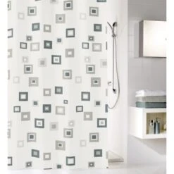 Kleine Wolke BWO Mason Duschvorhang Anthrazit 180 X 200 Cm