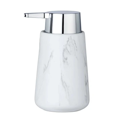 Wenko Seifenspender Adrada 330 Ml Keramik 10,5 X 15 X 8,5 Cm Weiß 4 Wenko Seifenspender Adrada 330 Ml Keramik 10,5 X 15 X 8,5 Cm Weiß – Bild 2