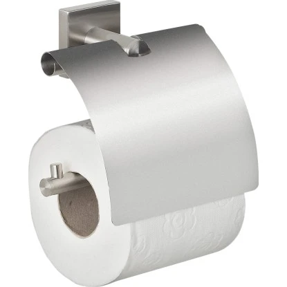 Spirella Toilettenpapierhalter Nyo-Steel Brushed Mit Deckel Edelstahl 3 Spirella Toilettenpapierhalter Nyo-Steel Brushed Mit Deckel Edelstahl