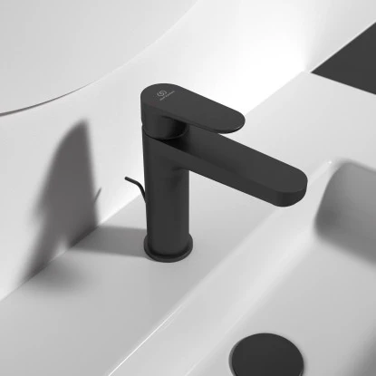 Ideal Standard Waschtischarmatur Cerafine O Mit Ablaufgarnitur 12 Cm Silk Black 8 Ideal Standard Waschtischarmatur Cerafine O Mit Ablaufgarnitur 12 Cm Silk Black – Bild 6