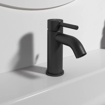 Ideal Standard Waschtischarmatur Ceraline Mit Zugknopf-Ablaufgarnitur Silk Black 6 Ideal Standard Waschtischarmatur Ceraline Mit Zugknopf-Ablaufgarnitur Silk Black – Bild 4