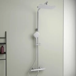 Ideal Standard Duschsystem Flex Mit Brausethermostat Ceratherm T100 Chrom 17 Ideal Standard Duschsystem Flex Mit Brausethermostat Ceratherm T100 Chrom -Wenko Verkaufs-Shop 606099 3049 4