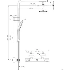 Ideal Standard Duschsystem Flex Mit Brausethermostat Ceratherm T100 Chrom 18 Ideal Standard Duschsystem Flex Mit Brausethermostat Ceratherm T100 Chrom -Wenko Verkaufs-Shop 606099 3049 5