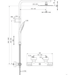 Ideal Standard Duschsystem Flex Mit Brausethermostat Ceratherm T100 Chrom 23 Ideal Standard Duschsystem Flex Mit Brausethermostat Ceratherm T100 Chrom -Wenko Verkaufs-Shop 606099 4650 6