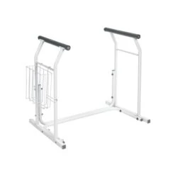 Ridder Mobile WC-Aufstehhilfe Stahl Weiß Inkl. Ablagekorb