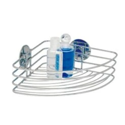 Wenko Eckablage Turbo-Loc Befestigen Ohne Bohren Chrom Glänzend Rund -Wenko Verkaufs-Shop 621886 picture 2