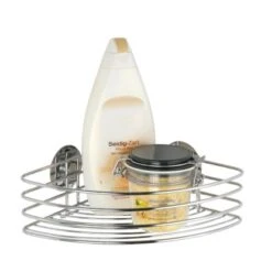 Wenko Eckablage Turbo-Loc Befestigen Ohne Bohren Chrom Glänzend Rund -Wenko Verkaufs-Shop 621886 picture 3