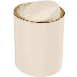 Kleine Wolke Kosmetikeimer Clap Natur-Gold -Wenko Verkaufs-Shop 637844 2992 S 02