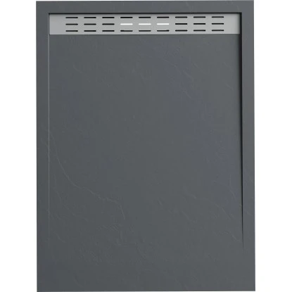 Verosan+ Duschplatte Mit Duschrinne Dunkelgrau 120 Cm X 90 Cm 3 Verosan+ Duschplatte Mit Duschrinne Dunkelgrau 120 Cm X 90 Cm