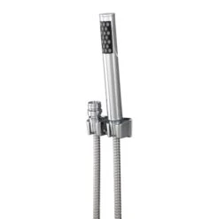 Wenko Waschbeckenbrause Mit Duo Haken Edelstahl 170 X 2.7 X 2.7 Cm Silber Glänze -Wenko Verkaufs-Shop 64874 sb freisteller de 01