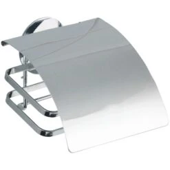 Wenko Turbo-Loc Toilettenpapierhalter Edelstahl Cover