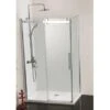 Sanotechnik Eckdusche Elegance Mit Schiebetür 195 Cm X 140 Cm X 90 Cm