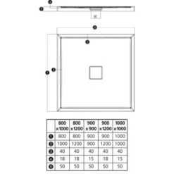 Duschwanne Fashion-Q 90 Cm X 90 Cm -Wenko Verkaufs-Shop 675085 3209 3