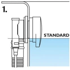 Ab- Und Überlaufgarnitur -Wenko Verkaufs-Shop 675511 3209 3