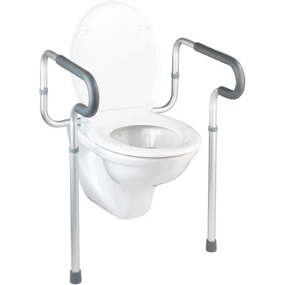 Wenko WC-Stützhilfe Secura Aluminium 55,5 Cm X 48 Cm 3 Wenko WC-Stützhilfe Secura Aluminium 55,5 Cm X 48 Cm