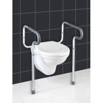 Wenko WC-Stützhilfe Secura Aluminium 55,5 Cm X 48 Cm 4 Wenko WC-Stützhilfe Secura Aluminium 55,5 Cm X 48 Cm – Bild 2