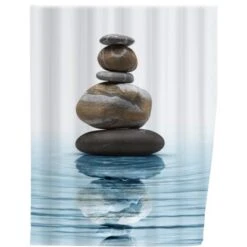 Wenko Duschvorhang Meditation 200 Cm X 180 Cm