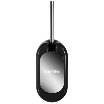 Spirella WC-Bürstenhalter Cube Schwarz 4 Spirella WC-Bürstenhalter Cube Schwarz – Bild 2