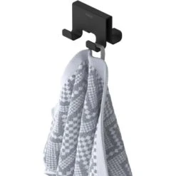 Tiger Handtuchhaken Caddy Für Duschkabine 6-8 Mm Doppelt Schwarz -Wenko Verkaufs-Shop 6843965 4621 S 04