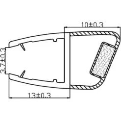 Magnetdichtung Für Rundduschen 2er-Set 4 Mm Glasstärke -Wenko Verkaufs-Shop 702375 4633 2