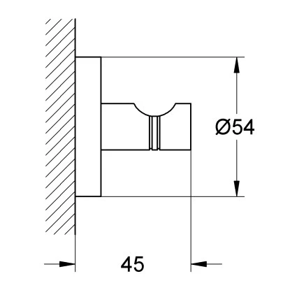 Grohe Bademantelhaken Essentials 4 Grohe Bademantelhaken Essentials – Bild 2