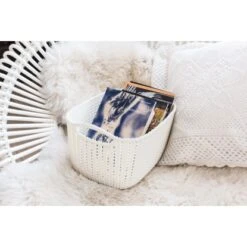 Best Freizeitmöbel Aufbewahrungskörbe Curver Knit 3-er Set Weiß L -Wenko Verkaufs-Shop 757189 3271 10