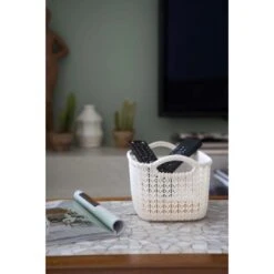 Best Freizeitmöbel Aufbewahrungskörbe Curver Knit 3-er Set Weiß L -Wenko Verkaufs-Shop 757189 3271 12