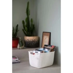 Best Freizeitmöbel Aufbewahrungskörbe Curver Knit 3-er Set Weiß L -Wenko Verkaufs-Shop 757189 3271 6