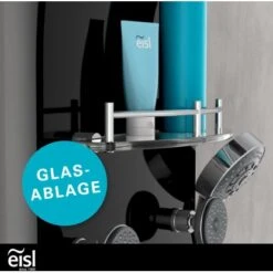 Eisl Duschpaneel Karibik 3 In 1 Mit Regendusche Sechs Massagedüsen Schwarz 21 Eisl Duschpaneel Karibik 3 In 1 Mit Regendusche Sechs Massagedüsen Schwarz -Wenko Verkaufs-Shop 7663602 2759 10