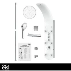 Eisl Duschpaneel Karibik 3 In 1 Mit Regendusche Sechs Massagedüsen Weiß -Wenko Verkaufs-Shop 7663628 2759 6
