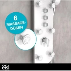 Eisl Duschpaneel Karibik 3 In 1 Mit Regendusche Sechs Massagedüsen Weiß -Wenko Verkaufs-Shop 7663628 2759 9