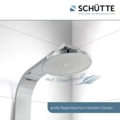 Schütte Duschset Samoa Rain Mit Thermostatarmatur Glasablage Chrom Hellgrau -Wenko Verkaufs-Shop 7663743 2759 7