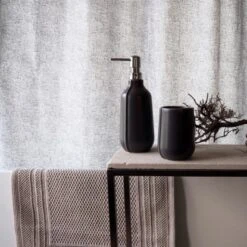 Spirella Elements Duschvorhang Ilo 200 Cm X 120 Cm Beige -Wenko Verkaufs-Shop 776837 4729 10 19704 2