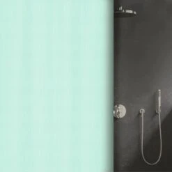 Spirella Elements Duschvorhang Mera 200 Cm X 120 Cm Hellblau-Grün