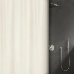 Spirella Elements Duschvorhang Pure 200 Cm X 120 Cm Beige