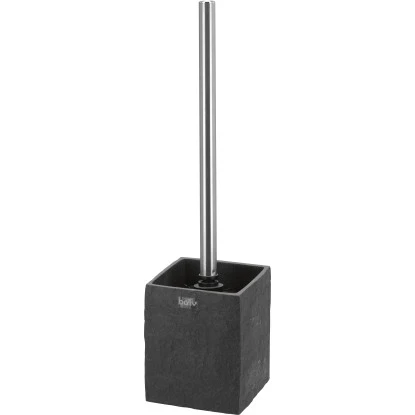 Baliv WC-Bürstenhalter Dunkelgrau Polyresin 3 Baliv WC-Bürstenhalter Dunkelgrau Polyresin