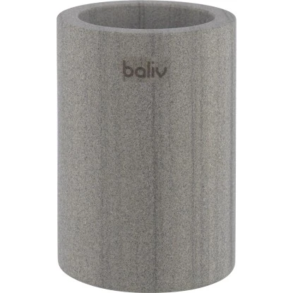 Baliv Zahnputzbecher Marmor Grau 3 Baliv Zahnputzbecher Marmor Grau