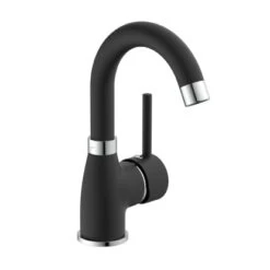 Eisl Waschtischarmatur Futura Schwarz-Chrom