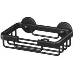 Tesa Aluxx Seifenkorb Schwarz Matt Inkl. Klebelösung