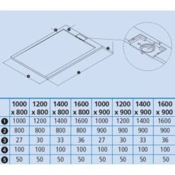 Ottofond Duschwanne Zona 160x80/3,6 Cm Zementgrau -Wenko Verkaufs-Shop 8714636 sk