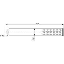 Ideal Standard Handbrause Idealrain Atelier Stick Gold Metall -Wenko Verkaufs-Shop 887295 3049 7