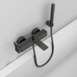 Ideal Standard Brausehalter Idealrain Atelier Grey Eckig Für Handbrause -Wenko Verkaufs-Shop 887366 3049 3