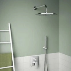 Ideal Standard Brausehalter Idealrain Atelier Chrom Rund Für HB + Schlauch -Wenko Verkaufs-Shop 887443 3049 14