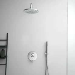 Ideal Standard Brausehalter Idealrain Atelier Chrom Rund Für HB + Schlauch -Wenko Verkaufs-Shop 887443 3049 9