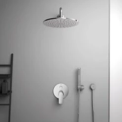 Ideal Standard Brauseschlauchanschluss Idealrain Atelier Chrom Rund Aufputz -Wenko Verkaufs-Shop 887984 3049 5