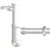 HL Waschtisch-Siphon DN 32 Mit 5/4"-Anschlussgewinde U. 3/4"-Geräteanschluss -Wenko Verkaufs-Shop 9003076899999 1646 S 01